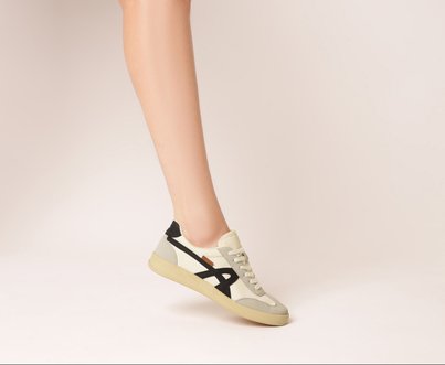 Tênis Luli Branco e Preto